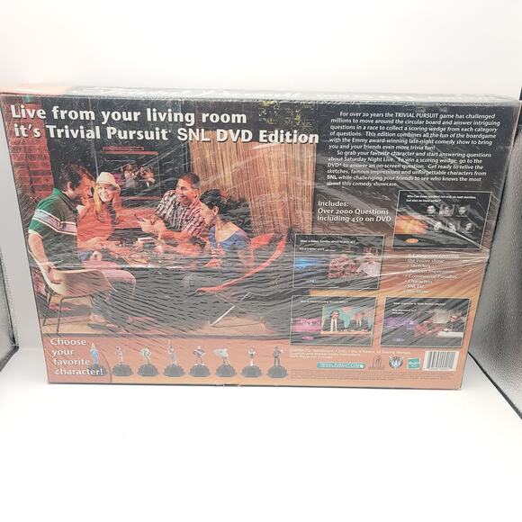 Parker Brothers Trivial Pursuit DVD SNL Edition Sealed New Board Game - Picture 2 of 6
